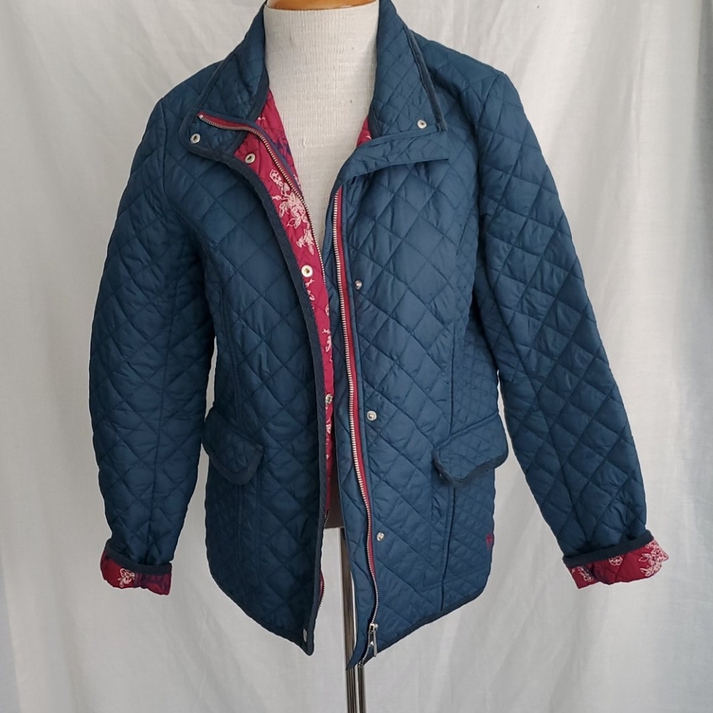 Ness blue quilted jacket
